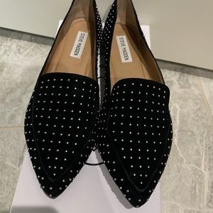Never Worn Black Studded Loafers